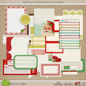 Kitschy Christmas Journaling by Sahlin Studio