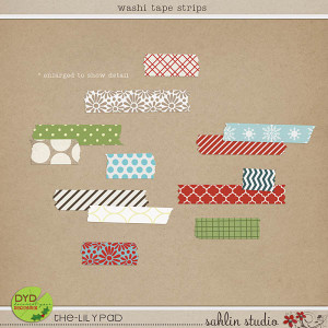Washi Tape Strips by Sahlin Studio