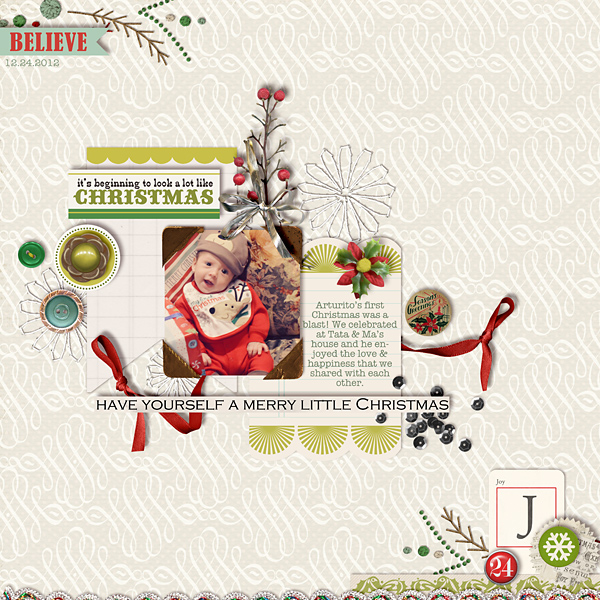 Digital Scrapbooking Kits, Poinsettia Mini Kit-(SCRobyn), Boys,  Celebrations, Entertainment, Family, Friends, Holidays, Holidays -  Christmas