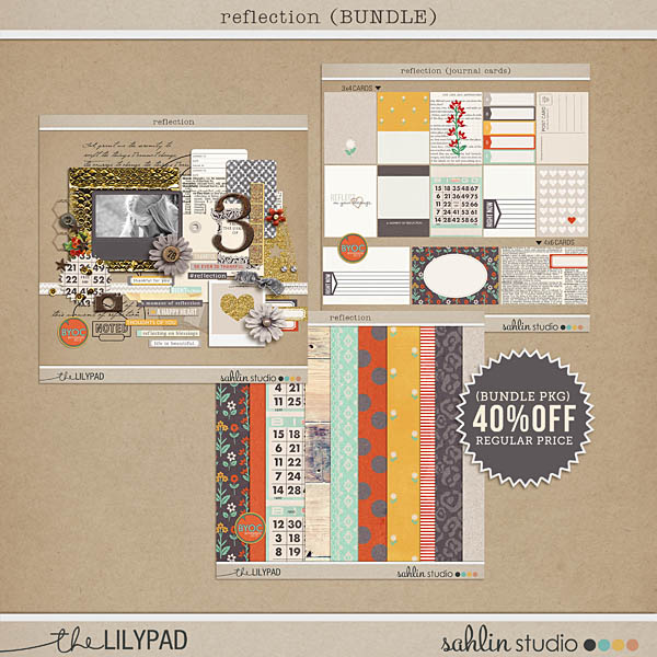 Sahlin Studio  Digital Scrapbooking Designs4x6 Monthly Cards No