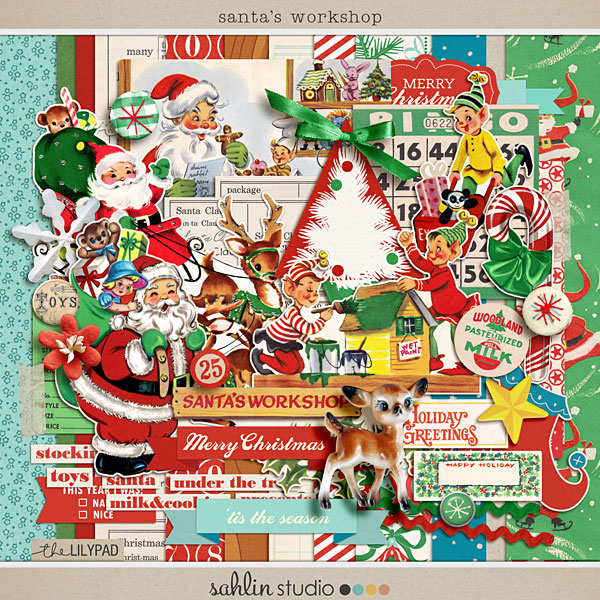 Digital Scrapbook Kit - Christmas Fun