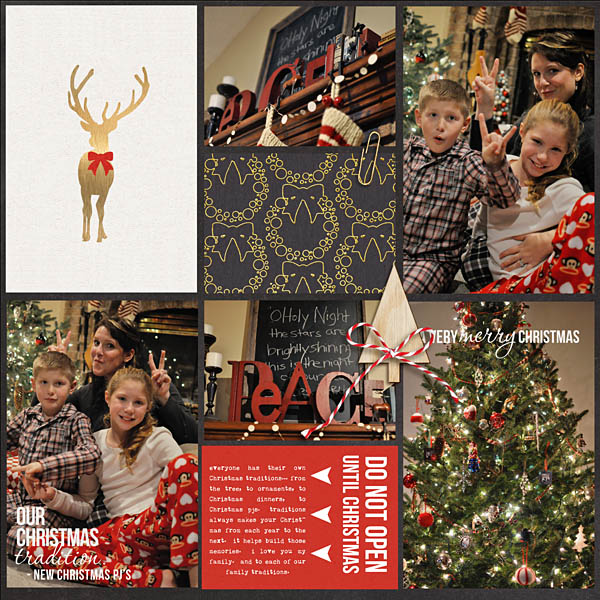 Christmas Project Life by krista sahlin using Project Mouse: Christmas by Britt-ish Designs & Sahlin Studio