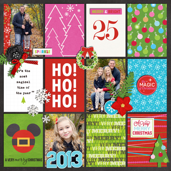 Disney Christmas Project Life by Roxxygerlie using Project Mouse: Christmas by Britt-ish Designs & Sahlin Studio