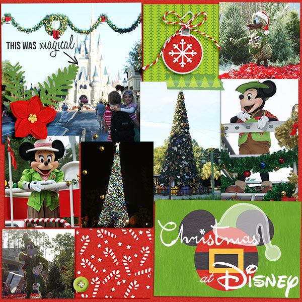 Disney Christmas Project Life by becca1976 using Project Mouse: Christmas by Britt-ish Designs & Sahlin Studio