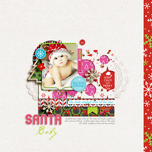 Christmas layout by kewl_jive  using Project Mouse: Christmas by Britt-ish Designs & Sahlin Studio