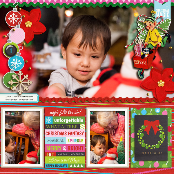 Christmas layout by mikinenn using Project Mouse: Christmas by Britt-ish Designs & Sahlin Studio