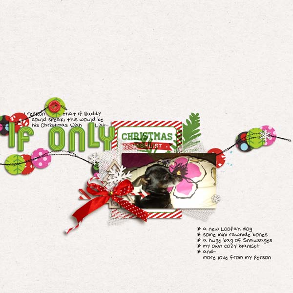 Christmas layout by mom2da3ks using Project Mouse: Christmas by Britt-ish Designs & Sahlin Studio
