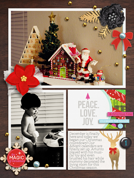 Christmas layout by raquels Christmas layout by rlma using Project Mouse: Christmas by Britt-ish Designs & Sahlin Studio