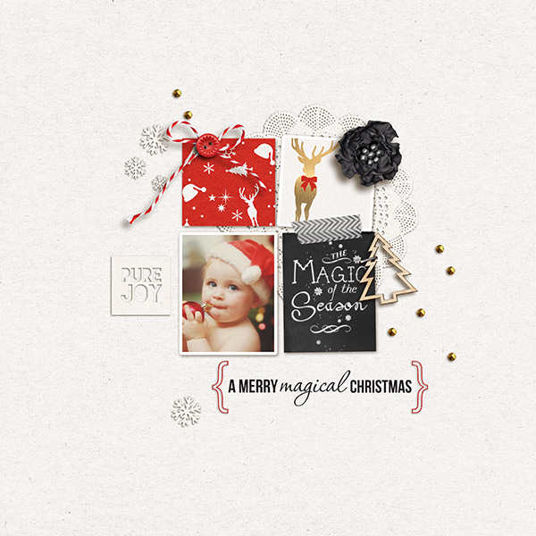 Christmas layout by sucali using Project Mouse: Christmas by Britt-ish Designs & Sahlin Studio