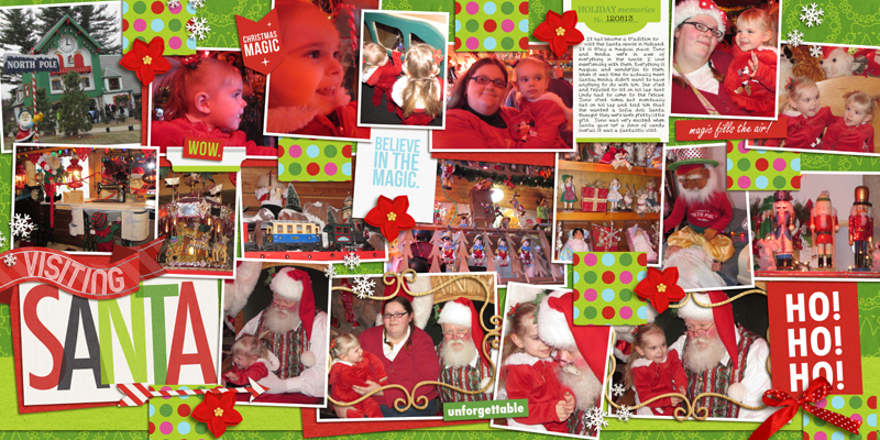 Christmas double page full layout by yzerbear19 using Project Mouse: Christmas by Britt-ish Designs & Sahlin Studio