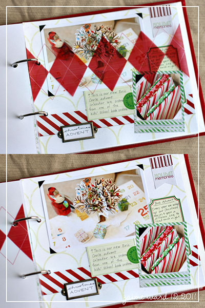 December Daily album by simply-j-studio featuring Kitschy Christmas by Sahlin Studio and Jenn Barrette