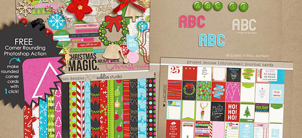Project Mouse (Christmas): BUNDLE by Britt-ish Design and Sahlin Studio