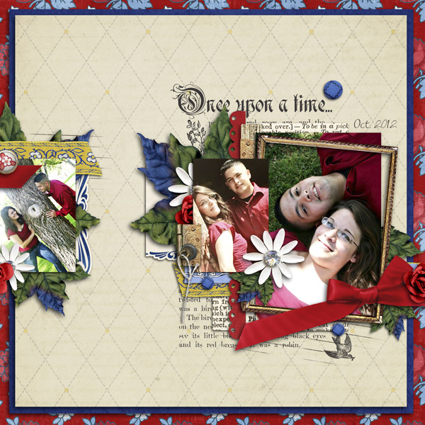 digital scrapbooking layout created by alamama featuring Fairest One of All by Sahlin Studio