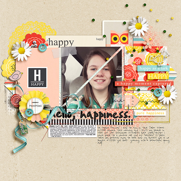 Pure Happiness digital layout by gracielou using Pure Happiness by Sahlin Studio