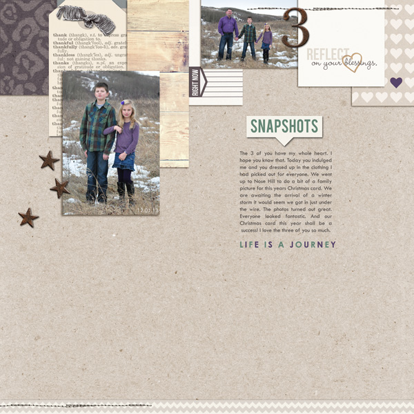 Digital scrapbook page by ctmm4, using Year of Templates 13 by Sahlin Studio
