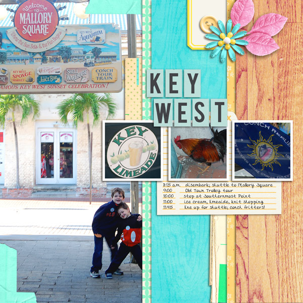 Key West by charmedeebob, using Year of Templates 13 by Sahlin Studio