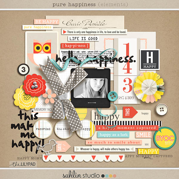 Pure Happiness (Elements) by Sahlin Studio - Digital Embellishements
