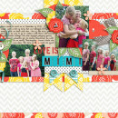 Family digital scrapbook layout by becca1976 using Anagram Letter Tile Alpha 2 by Sahlin Studio