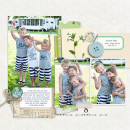 digital scrapbooking layout created by kristasahlin featuring down the lane by sahlin studio