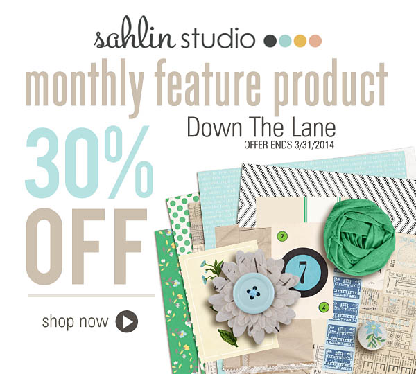 Down the Lane Collection by Sahlin Studio - Spring Digital Scrapbook Kit
