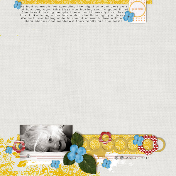 Digital Scrapbooking Layout by crystalbella77 using Enjoy the Moment by Sahlin Studio