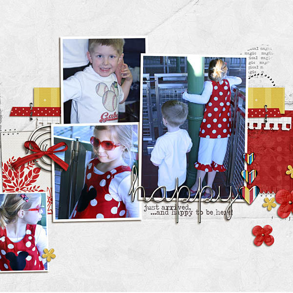 Disney Digital Scrapbooking Layout by kristasahlin using Enjoy the Moment by Sahlin Studio