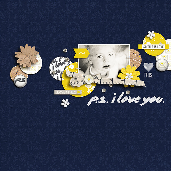 P.S. I Love You Digital Embellishments