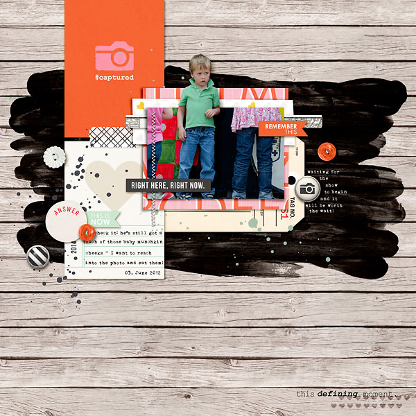 Digital Scrapbooking Layout by amberr using Worth A Thousand Words by Sahlin Studio