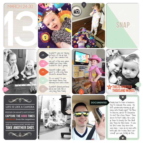Digital Project Life Layout (L) by britt using Worth A Thousand Words by Sahlin Studio