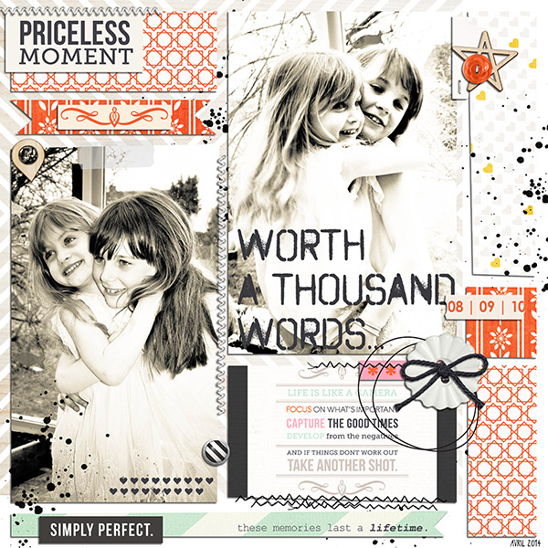 Digital Scrapbooking Layout by louso using Worth A Thousand Words by Sahlin Studio