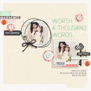 Priceless Moment Digital Scrapbooking Layout by raquels using Worth a Thousand Words by Sahlin Studio