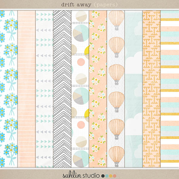 drift away (papers) by sahlin studio