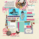 digital scrapbooking layout created by gonewiththewind featuring Aztec Summer by Sahlin Studio