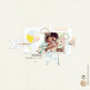 Sibling Love Digital Scrapbook Page by misslovescraps2 using Drift Away by Sahlin Studio