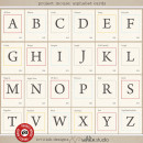 Project Mouse: Alphabet Cards by Britt-ish Designs and Sahlin Studio - (3) THREE Separate Journal Card sets