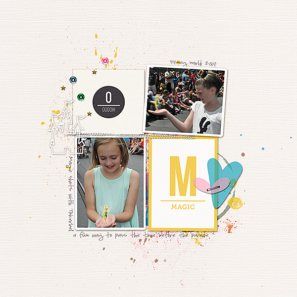 Magic Digital Scrapbook Page by ashleywb featuring Project Mouse Alphabet Cards by Britt-ish Designs and Sahlin Studio