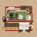 Cowboy Boots digital page by fonnetta featuring “Project Mouse: Frontier” by Britt-ish Designs and Sahlin Studio