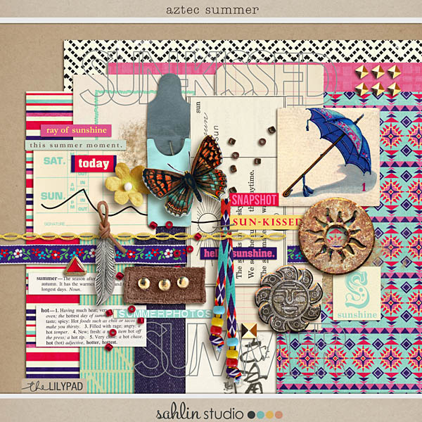 aztec summer (kit) by sahlin studio