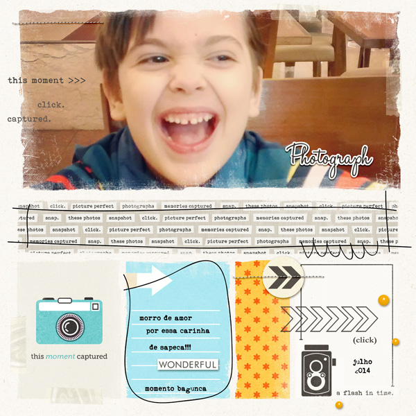 This Moment.  Click.  digital scrapbook page by AnaPaula featuring Flashback by Sahlin Studio