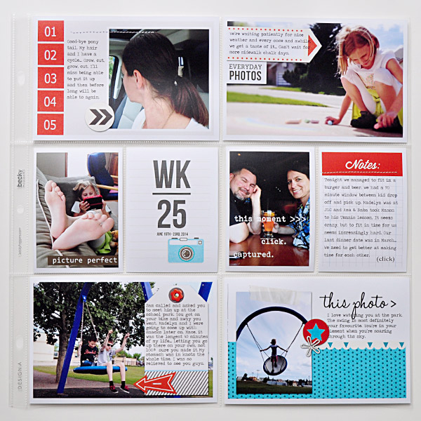 Project Life Layout by ctmm4 featuring Flashback by Sahlin Studio