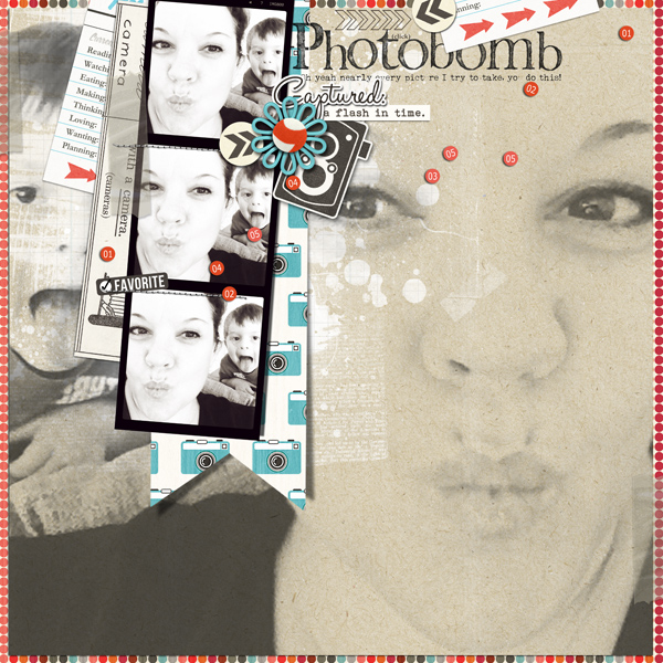 This Moment.  Click.  digital scrapbook page by justagirl featuring Flashback by Sahlin Studio