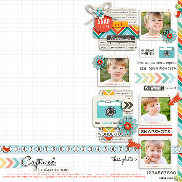 A flash in time digital scrapbook page by pne123 featuring Flashback by Sahlin Studio