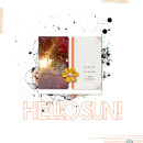 Hello Sun Digital Scrapbook Page by AnaPaula featuring Hello Sun by Sahlin Studio