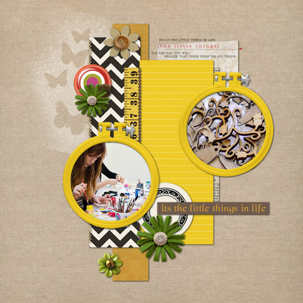 digital scrapbooking layout created by dul featuring retro mod by sahlin studio