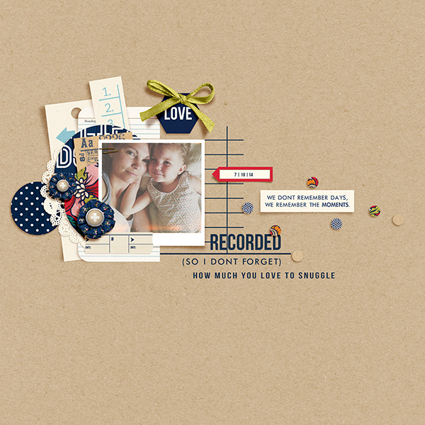 Love This digital scrapbook layout by 3littleks featuring Documentary by Sahlin Studio