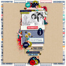 Today digital scrapbook layout by icajovita featuring Documentary by Sahlin Studio
