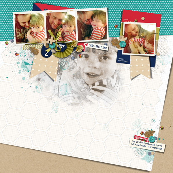 Documented digital scrapbook layout by justagirl August 2014 Digital Scrapbook layout by justagirl featuring Documentary by Sahlin Studio