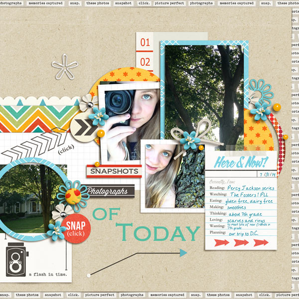 Here and Now digital scrapbook page by norton94 featuring Flashback by Sahlin Studio