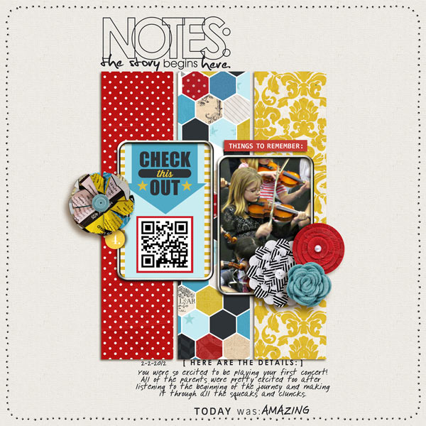 Notes digital scrapbook layout by norton94 featuring We Are Storytellers Word Art by Sahlin Studio