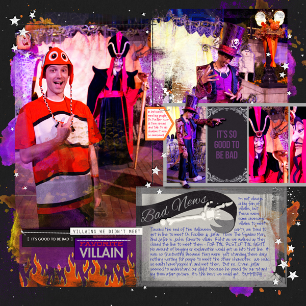 Disney Villains Meet and Greet digital project life by britt featuring Project Mouse: Villains by Britt-ish Designs and Sahlin Studio